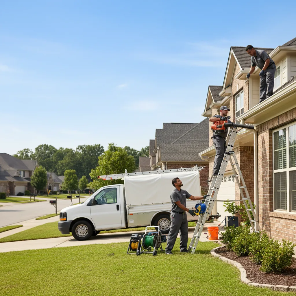 Home Gutter Service in Pointblank, TX near me